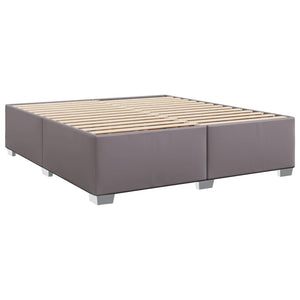 vidaXL Bed Frame Grey 180x200 cm Faux Leather