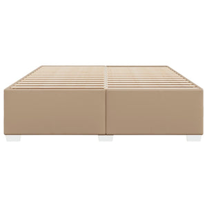 Kunstleder Bettgestell Cappuccino 200x200 cm