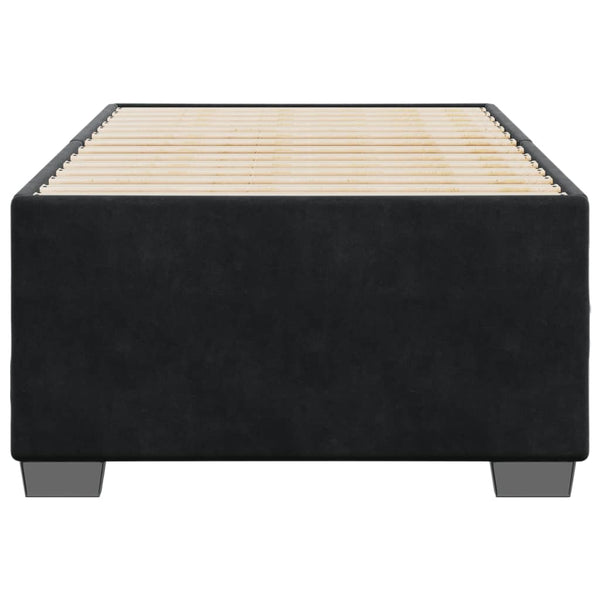 Schwarzes Samt Bettgestell 80x200 cm
