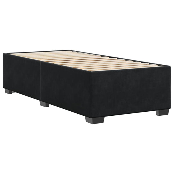 Schwarzes Samt Bettgestell 90x190 cm