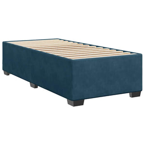vidaXL Cadre de lit Bleu 100x200 cm Velours