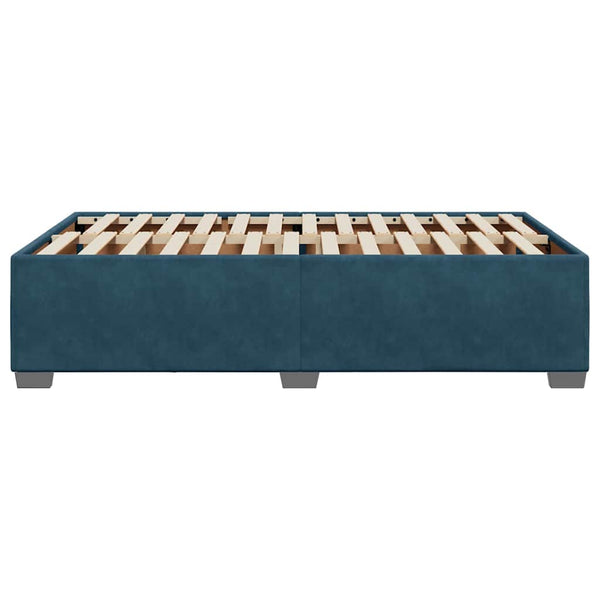Bettgestell Blau 120x190 cm Samt