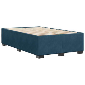 Blaues Samt Bettgestell 120x200 cm