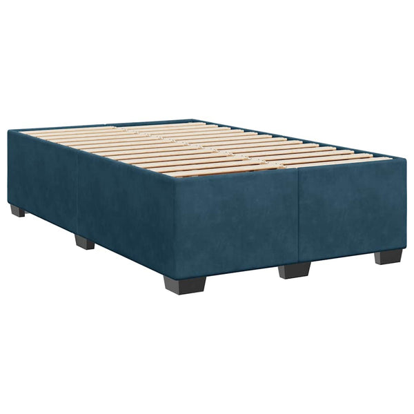 Blaues Samt Bettgestell 120x200 cm