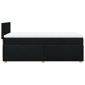 Boxspringbett mit Matratze Schwarz