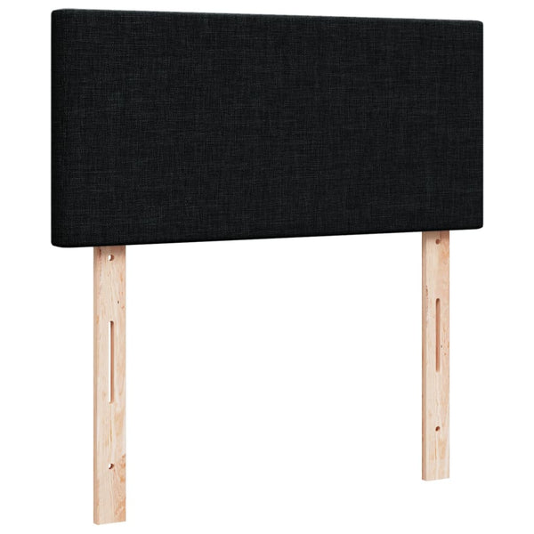 Boxspringbett mit Matratze Schwarz