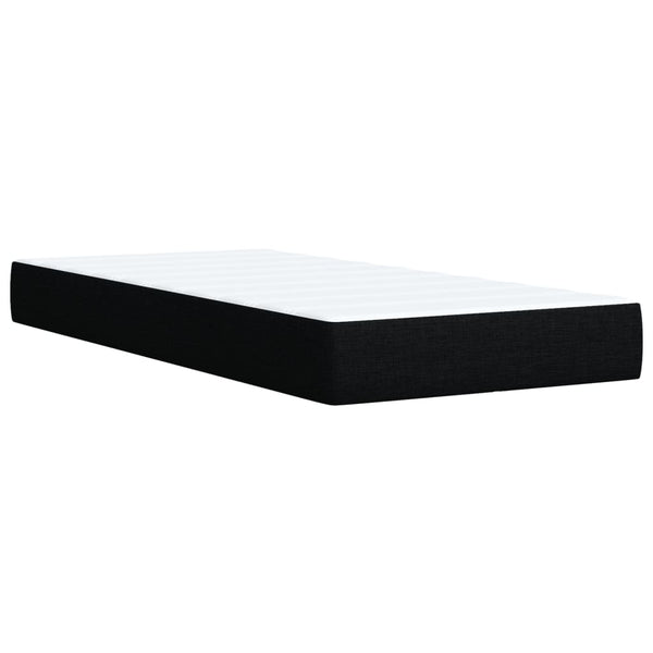 Boxspringbett mit Matratze Schwarz