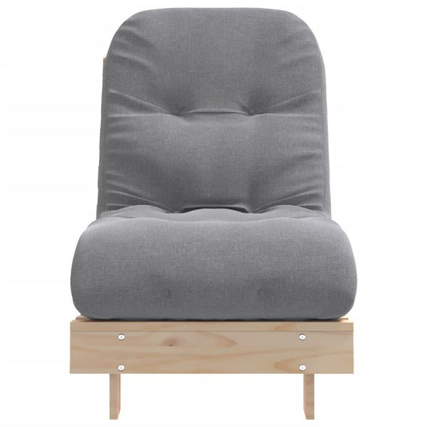 Futon Schlafsofa Kiefer Massivholz 60x206 cm