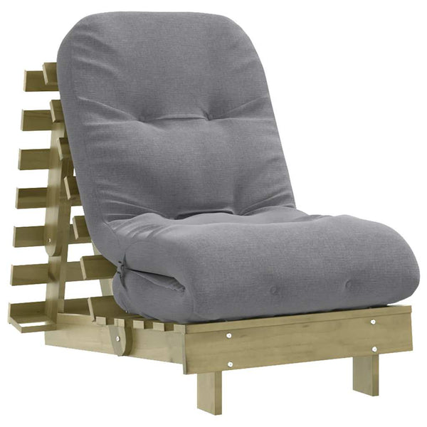 Futon Schlafsofa Kiefer imprägniert 60x206 cm