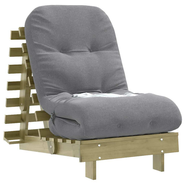 Futon Schlafsofa Kiefer imprägniert 60x206 cm