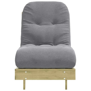Futon Schlafsofa Kiefer imprägniert 60x206 cm