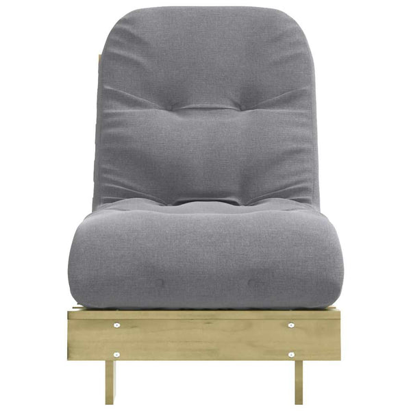 Futon Schlafsofa Kiefer imprägniert 60x206 cm