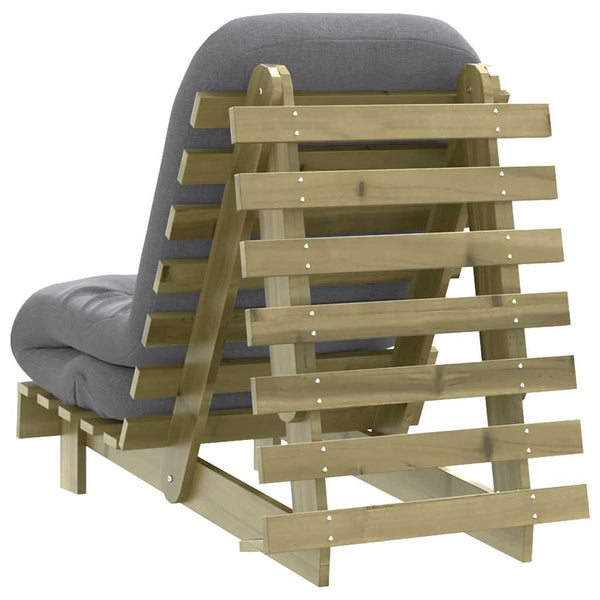 Futon Schlafsofa Kiefer imprägniert 60x206 cm