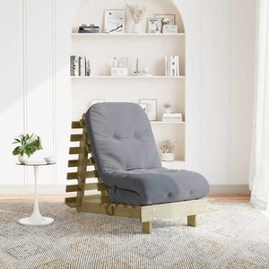 Futon Schlafsofa Kiefer imprägniert 60x206 cm