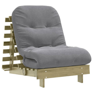 Futon Schlafsofa Kiefer 70x206 cm