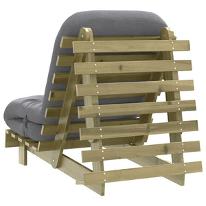 Futon Schlafsofa Kiefer 70x206 cm