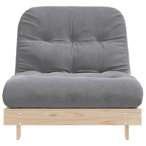 Futon Schlafsofa Kiefer Massivholz 80x206 cm
