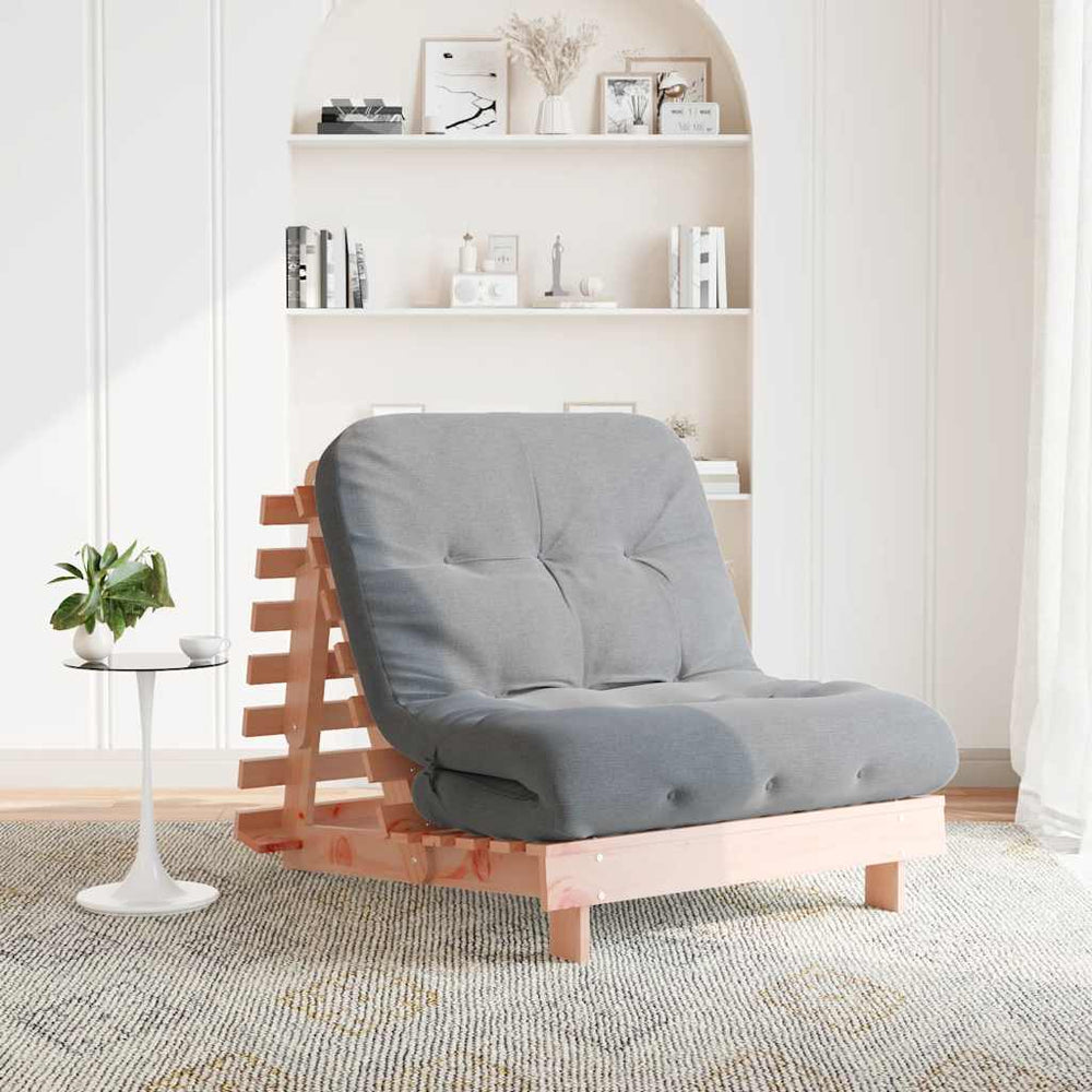Futon Schlafsofa Massivholz Douglasie 80x206 cm