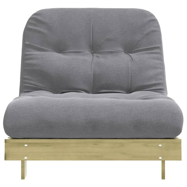 Futon Schlafsofa Kiefernholz 80x206 cm