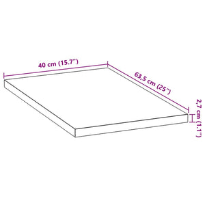 Eiche Küchenarbeitsplatte Massivholz 40x63,5 cm