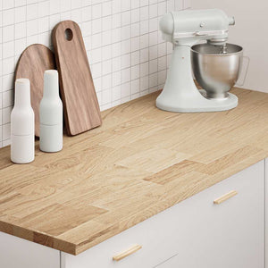 Eiche Küchenarbeitsplatte Massivholz 140x63,5 cm