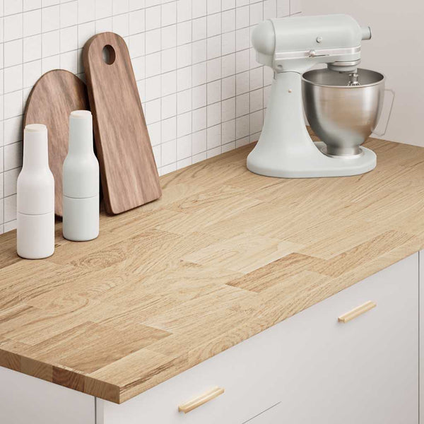 Eiche Küchenarbeitsplatte Massivholz 140x63,5 cm