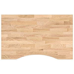 Eiche Schreibtischplatte Massivholz 80x50 cm