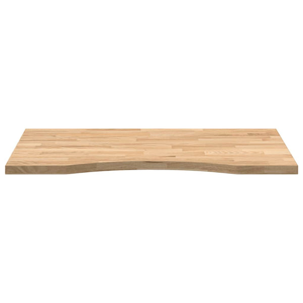 Eiche Schreibtischplatte Massivholz 80x50 cm