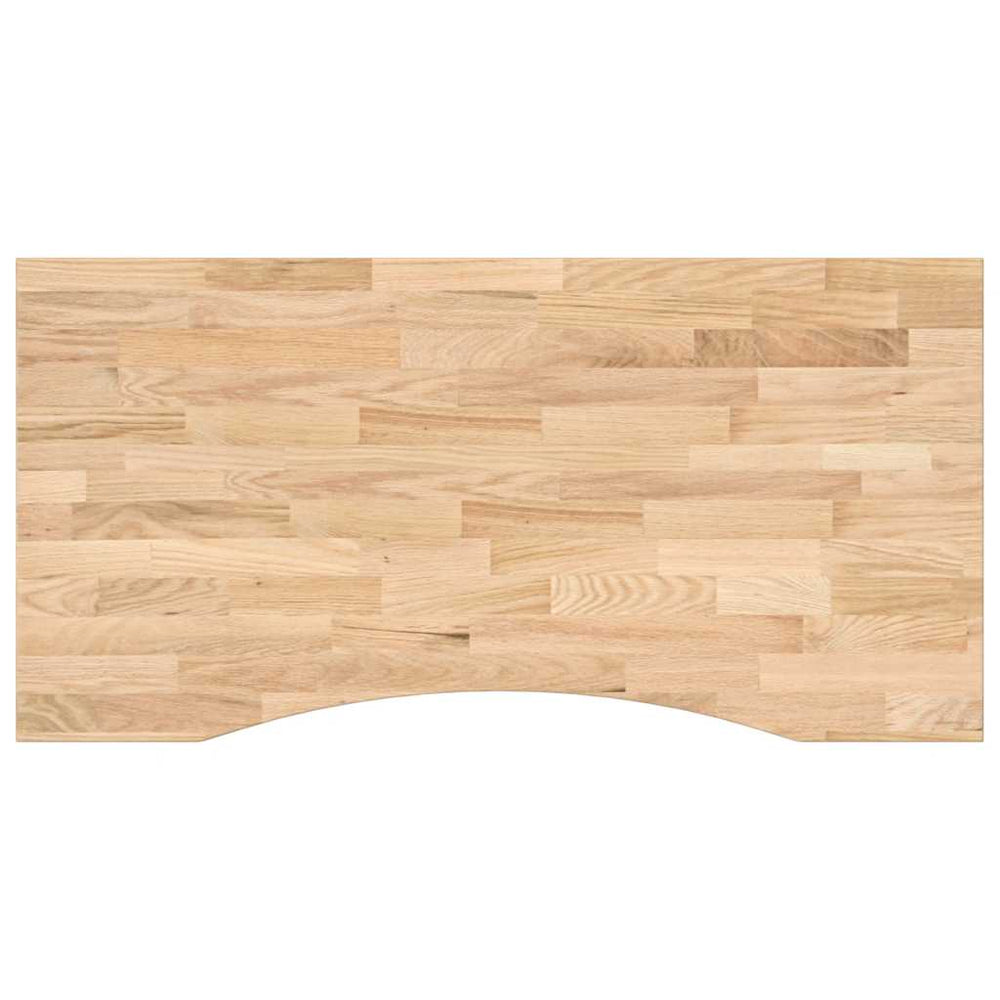 Eiche Schreibtischplatte Massivholz 100x50 cm