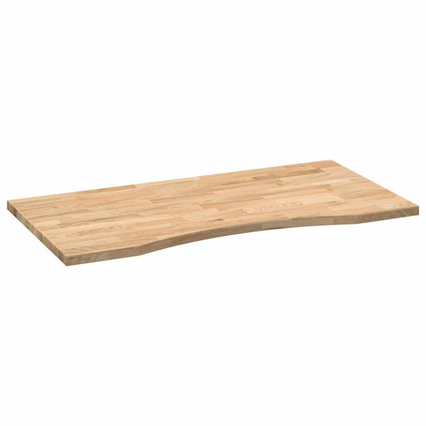 Eiche Schreibtischplatte Massivholz 100x50 cm