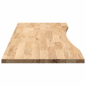 Eiche Schreibtischplatte Massivholz 140x50 cm