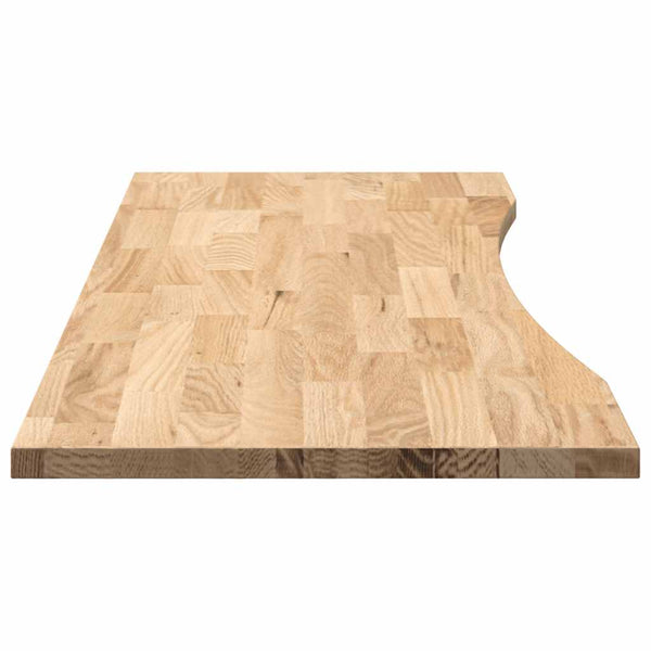 Eiche Schreibtischplatte Massivholz 140x50 cm