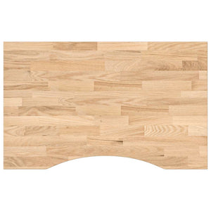 Eiche Schreibtischplatte Massivholz 80x60 cm