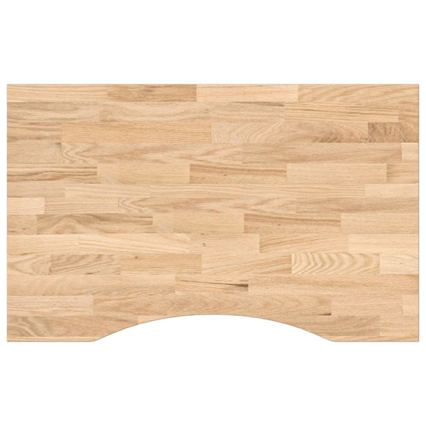 Eiche Schreibtischplatte Massivholz 80x60 cm
