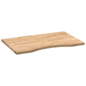 Eiche Schreibtischplatte Massivholz 80x60 cm