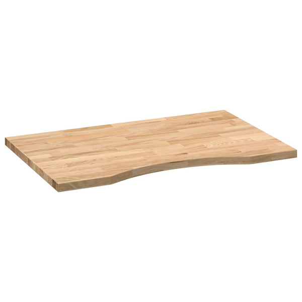 Eiche Schreibtischplatte Massivholz 80x60 cm