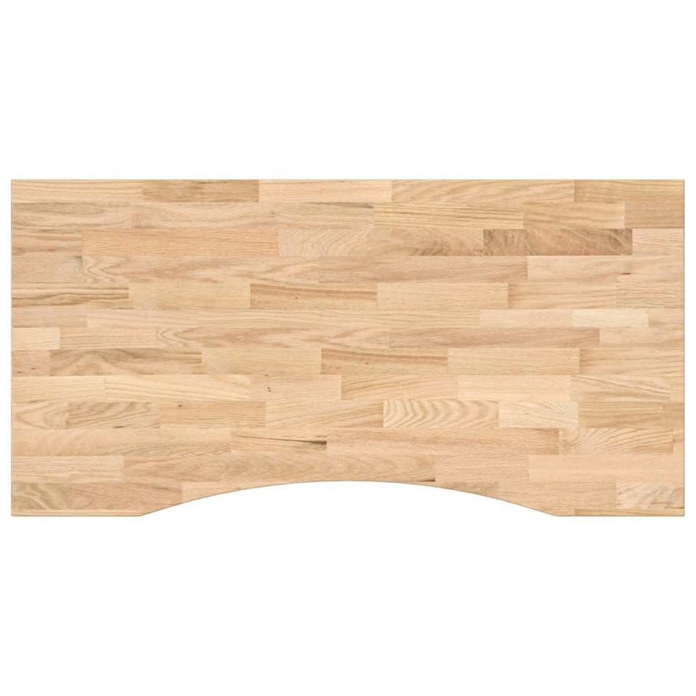 Eiche Schreibtischplatte Massivholz 100x60 cm