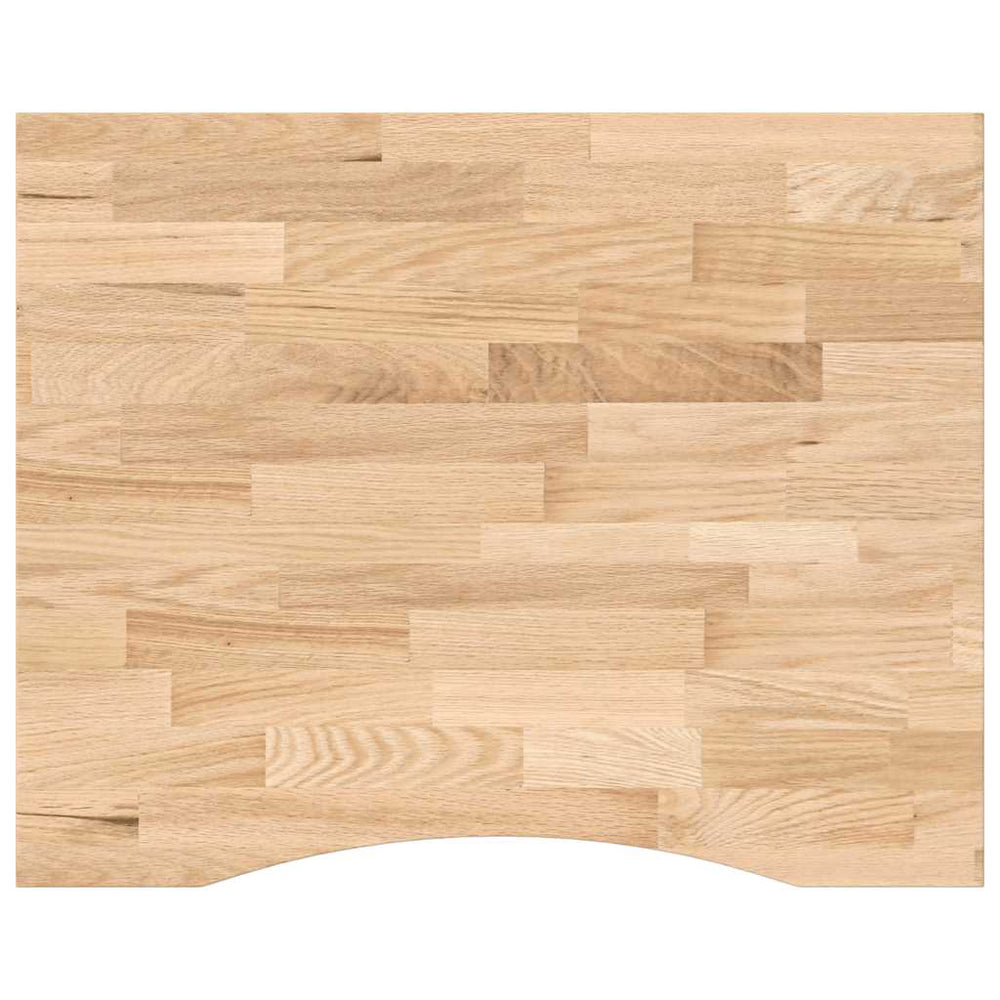 Massivholz Eiche Schreibtischplatte 100x80 cm