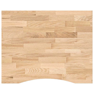 Massivholz Eiche Schreibtischplatte 100x80 cm