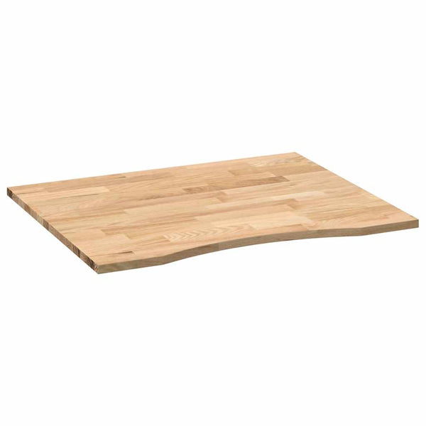Massivholz Eiche Schreibtischplatte 100x80 cm