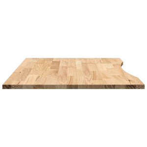 Massivholz Eiche Schreibtischplatte 100x80 cm