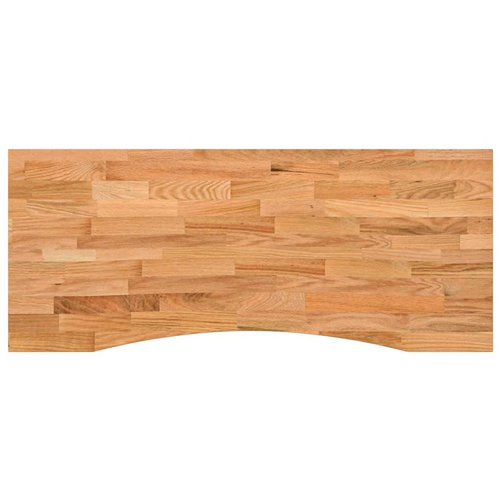 Eiche Schreibtischplatte Hellbraun 120x50 cm