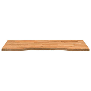 Hellbraune Schreibtischplatte 100x60 cm Eiche Massivholz