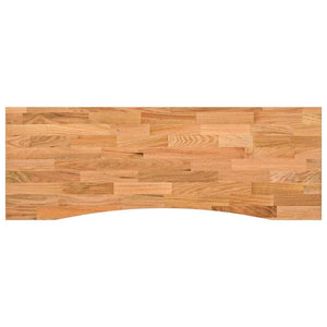 Eiche Schreibtischplatte Hellbraun 140x60 cm