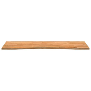 Eiche Schreibtischplatte Hellbraun 140x60 cm