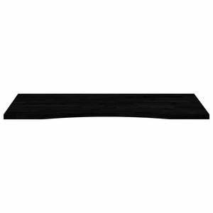 Schreibtischplatte Dunkelbraun 100x50cm Eiche Massivholz