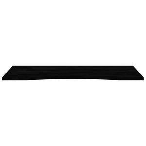 Schreibtischplatte Dunkelbraun 120x50 cm Eiche Massivholz