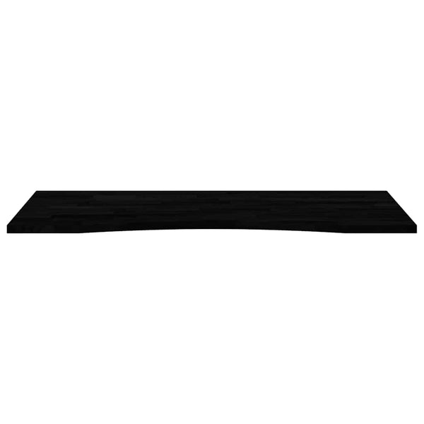 Schreibtischplatte Dunkelbraun 120x50 cm Eiche Massivholz