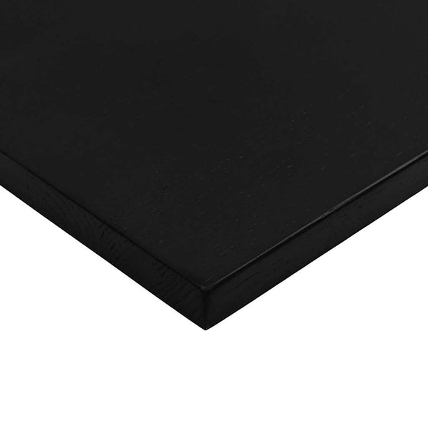 Massivholz Schreibtischplatte Eiche Dunkelbraun 160x50 cm