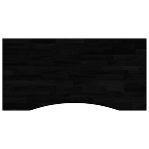 Schreibtischplatte Dunkelbraun 100x60 cm Eiche Massivholz